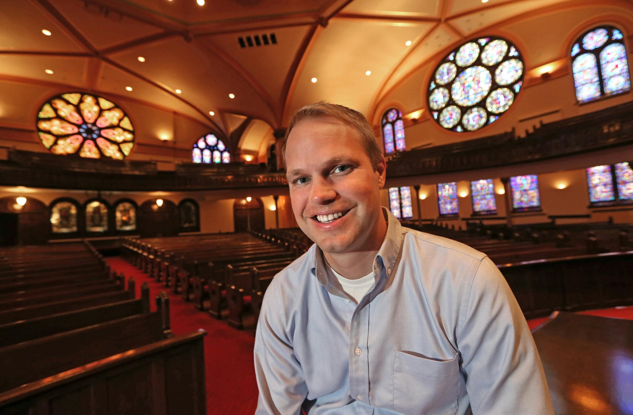 Westminster Presbyterian Church is hosting the historic ordination of Daniel Vigilante, the first openly gay person ordained by the Presbytery of the Twin Cities Area. Vigilante, currently a minister of outreach at Grace-Trinity Community Church in Minneapolis, had removed himself from the ordination process in 2000 because of the church polity and ordination standards at that time due to his sexual orientation. Vigilante was able to re-enter the ordination process in 2012 when the Presbyterian
