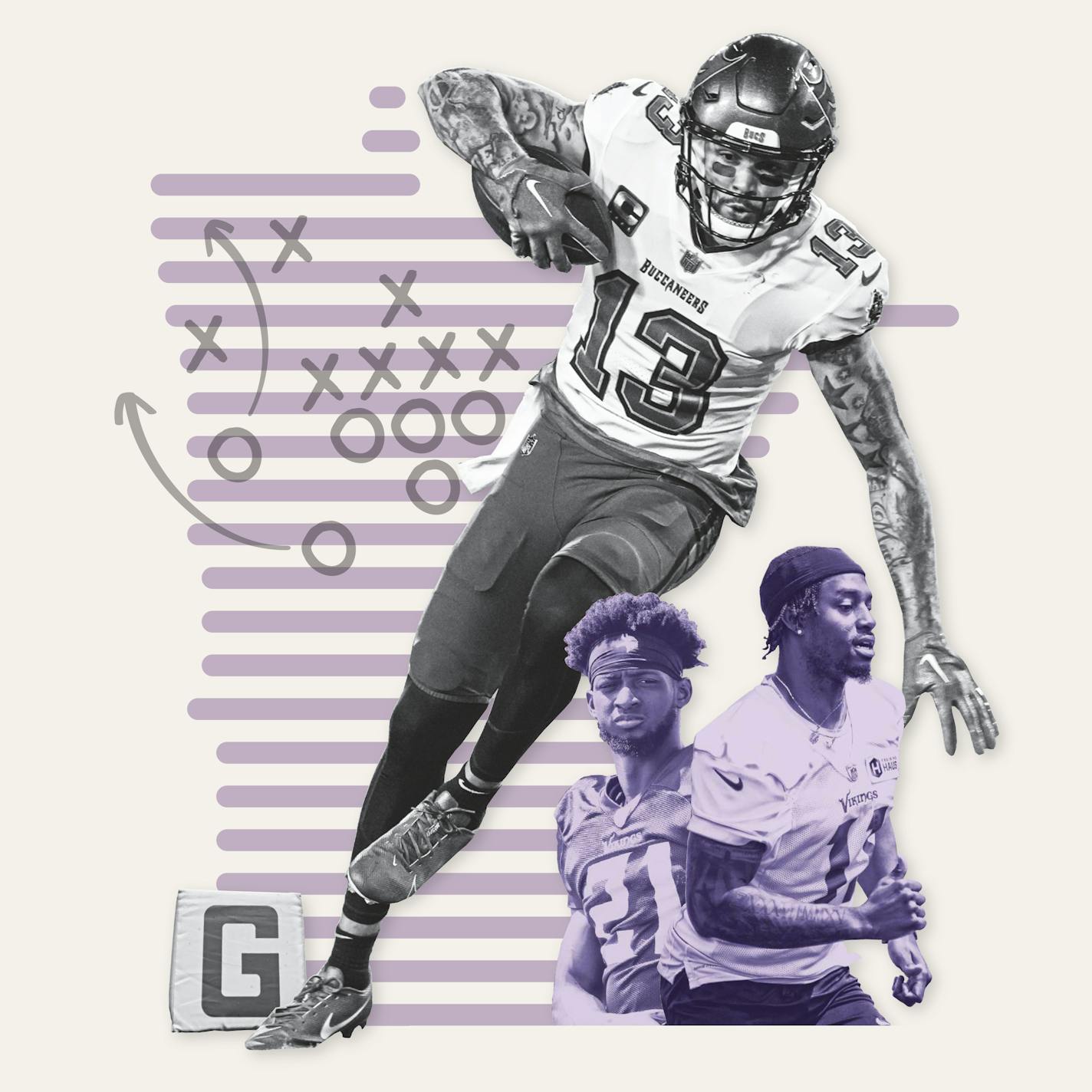 Vikings-Bucs preview illustration