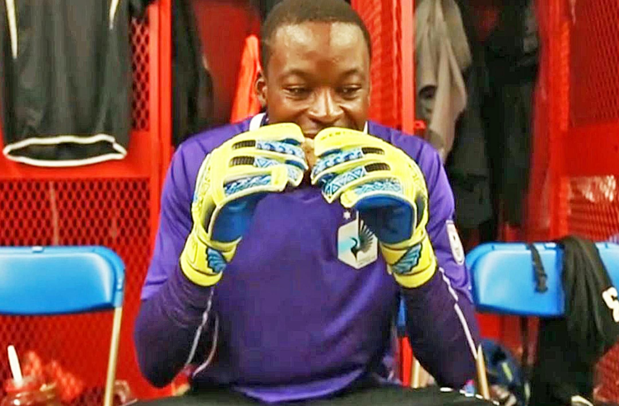 United FC video. Sammy Ndjock, alone with the ball near his own goal, inexplicably threw a clearing pass attempt back into the net during Wednesdayís 4-0 loss in a friendly match against AFC Bournemouth. A 41-second video released on Twitter served as their response. Opening with Craig addressing the team before Wednesdayís match, the video cuts to Ndjock spreading jelly on bread, eating the sandwich and looking down to see jelly all over the palms of his goalkeeper gloves.