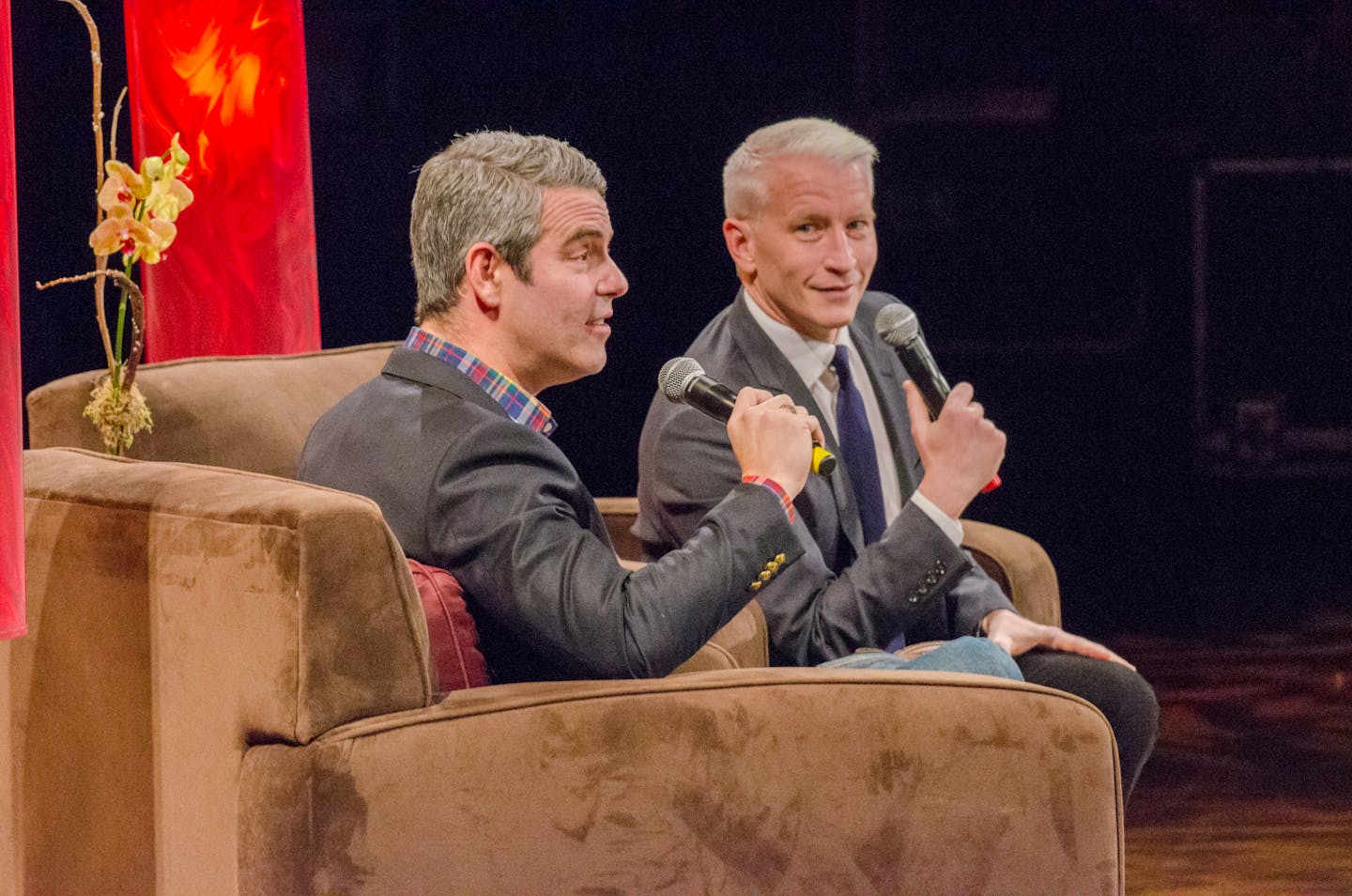 Anderson Cooper and Andy Cohen from AC2.