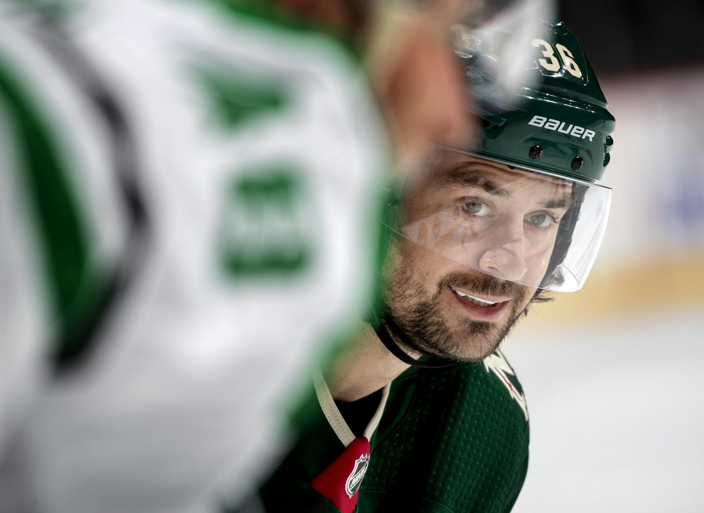 Matts Zuccarello (36) of the Minnesota Wild in the first period. ] CARLOS GONZALEZ &#x2022; cgonzalez@startribune.com &#x2013; St. Paul, MN &#x2013; September 17, 2019, Xcel Energy Center, NHL Pre Season Hockey, Minnesota Wild vs. Dallas Stars