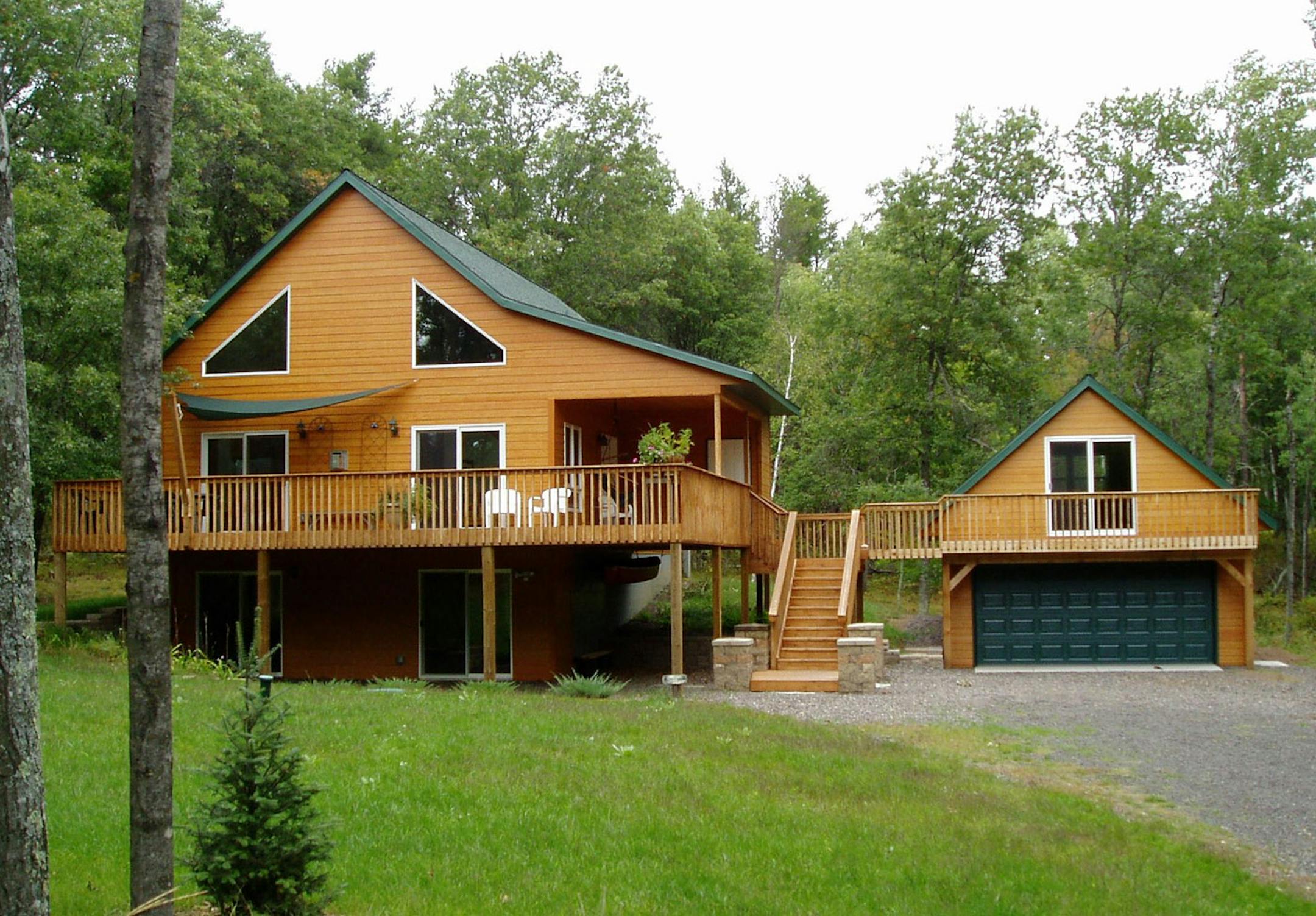 Scott and Laurel Anderson began construction of their Webb Lake Township, Wis., lake home in 2005.
