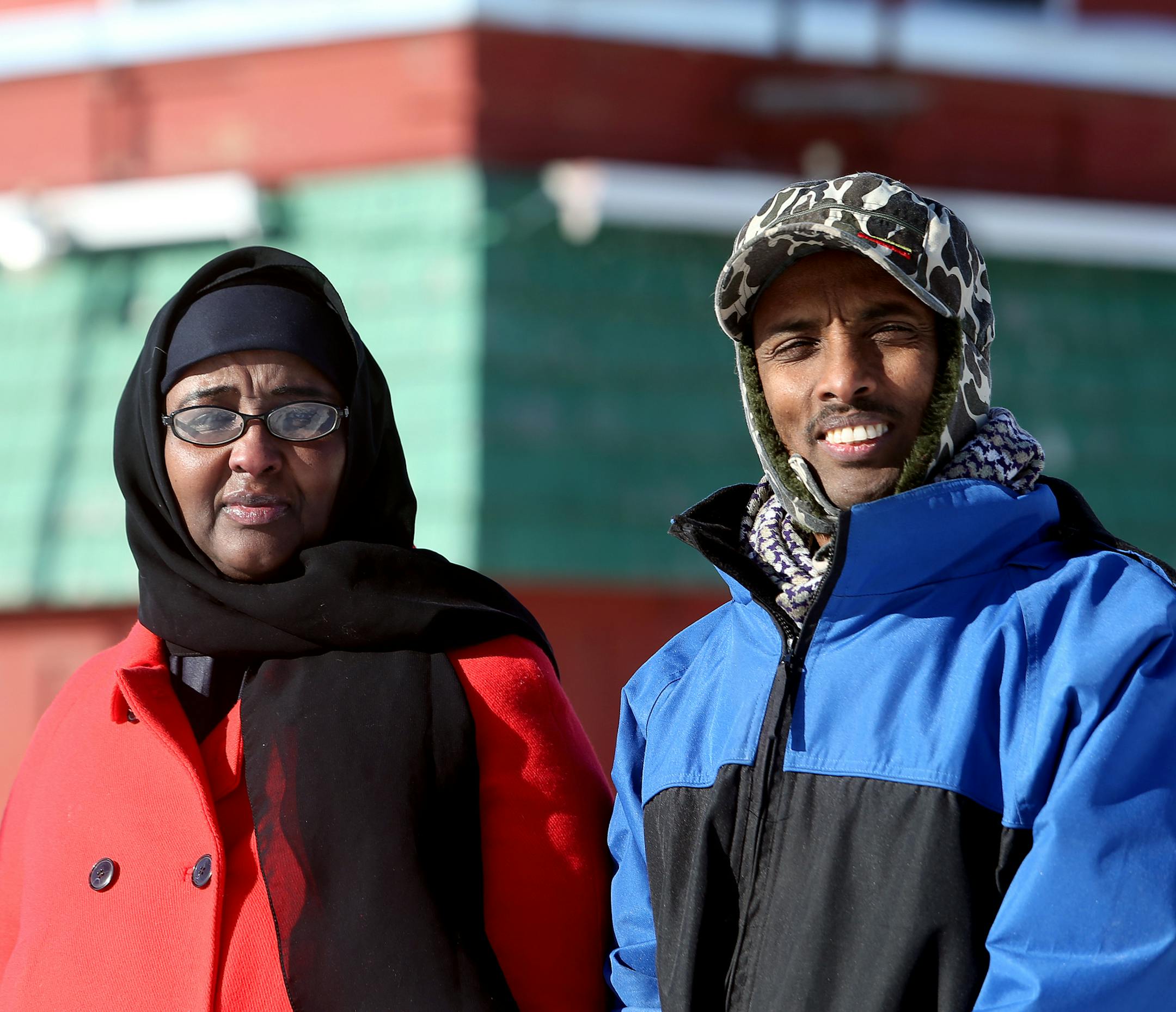 Ameena Samatar (left) and Alex Jerome at 601 Western Ave N in St. Paul, MN on Monday January 27, 2014. ] JOELKOYAMA‚Ä¢jkoyama@startribune