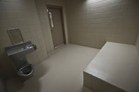 A handicap accesible jail cell at the Ramsey County Juvenile Detention Center in St. Paul, Minn., photographed on Tuesday, June 4, 2013.