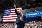 President Donald Trump makes his second visit to Minnesota, with a rally on Thursday night at Mayo Civic Center in Rochester.