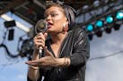 Andra Day performs on the PreferredOne Stage on day one of the 2016 Basilica Block Party on July 8, 2016 at the Basilica in Minneapolis, Minn.