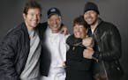 Mark, Paul, Alma and Donnie Wahlberg in "Wahlburgers"