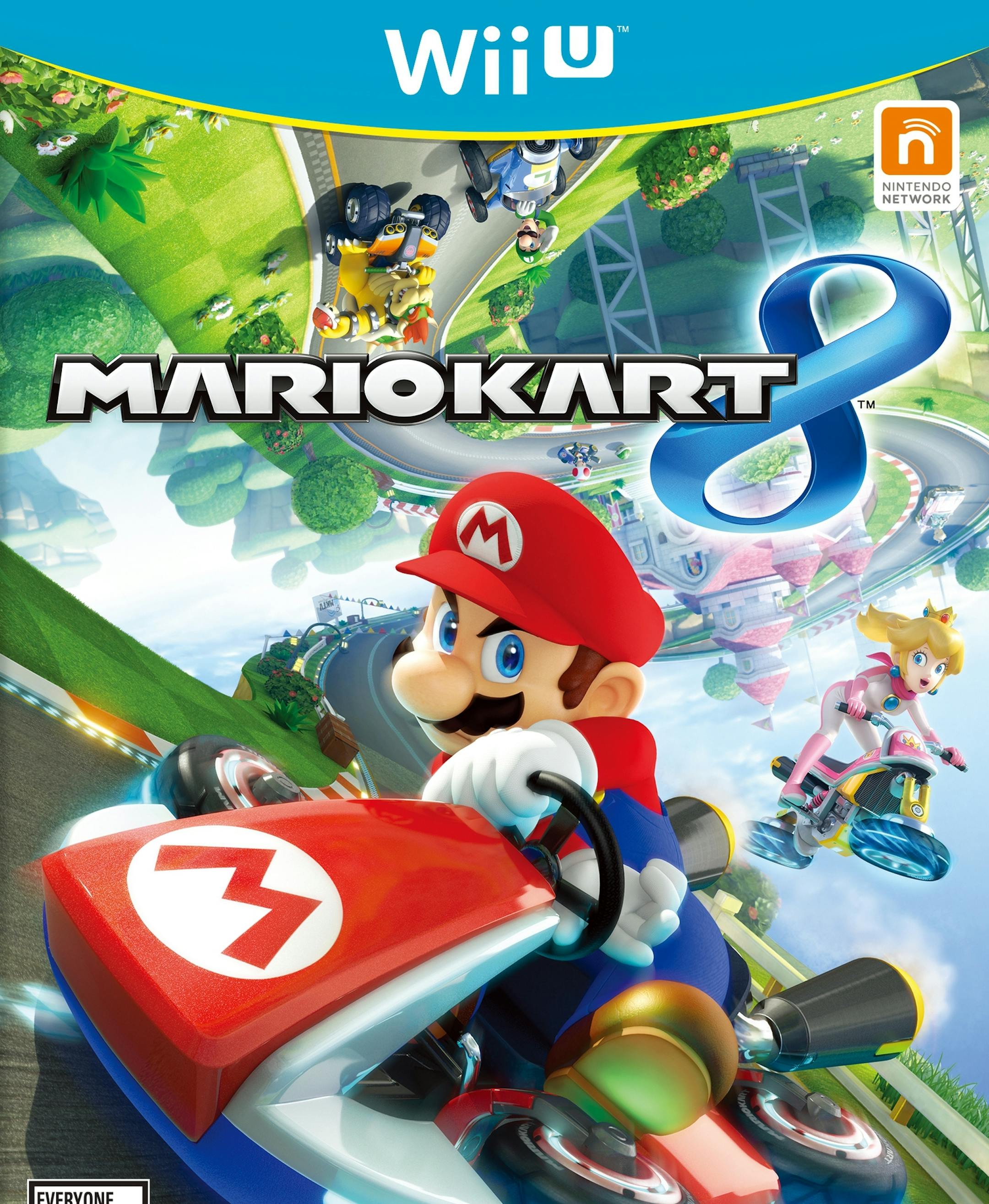 This image released Nintendo shows the video game cover art for "Mario Kart 8." (AP Photo/Nintendo)