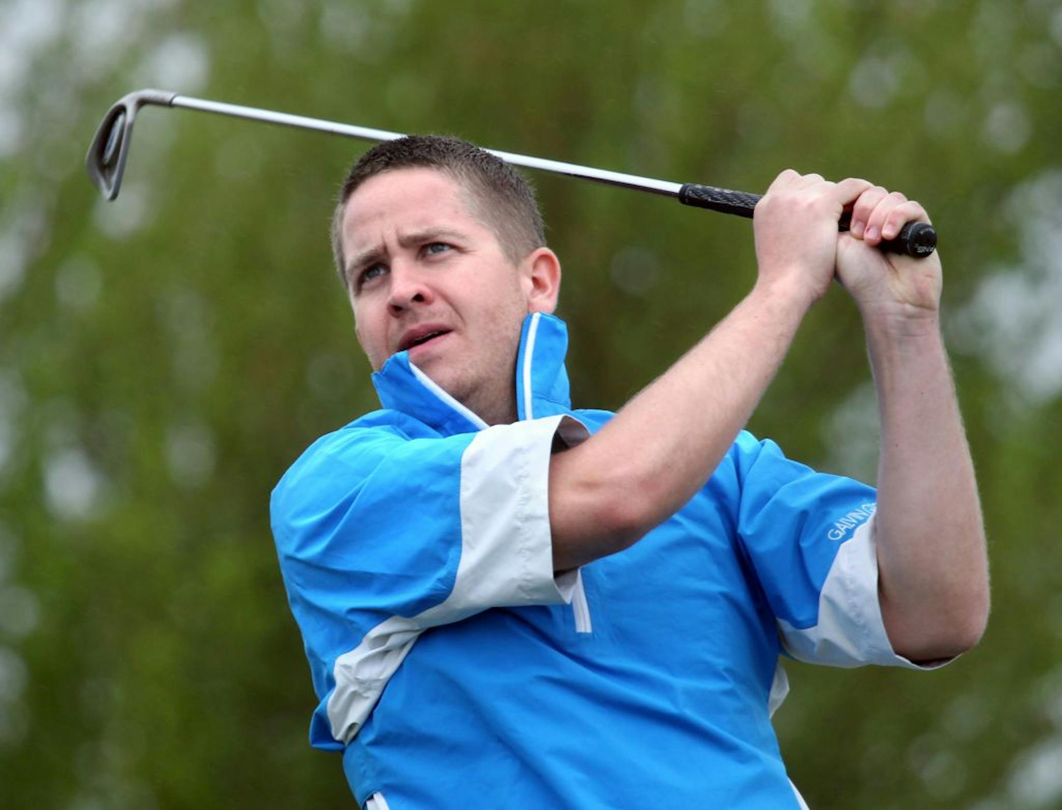Lakeville South's first-year boys' golf coach Tomas Adalsteinsson has a particular interest in the psychological aspect of the game, which was a strong selling point when he interviewed for the job. "I know how important the mental part of the game is," Lakeville South Activities Director Neil Strader said. Photo: TOM WALLACE • twallace@startribune.com