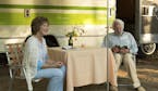 This image released by Sony Pictures Classics shows Donald Sutherland, right, and Helen Mirren in a scene from "The Leisure Seeker." (Sony Pictures Cl