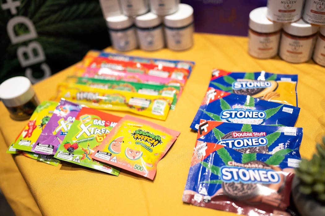 THC-infused products that resemble national brands and candy were expressly outlawed in a Minnesota law that legalized low-dose THC edibles and drinks.