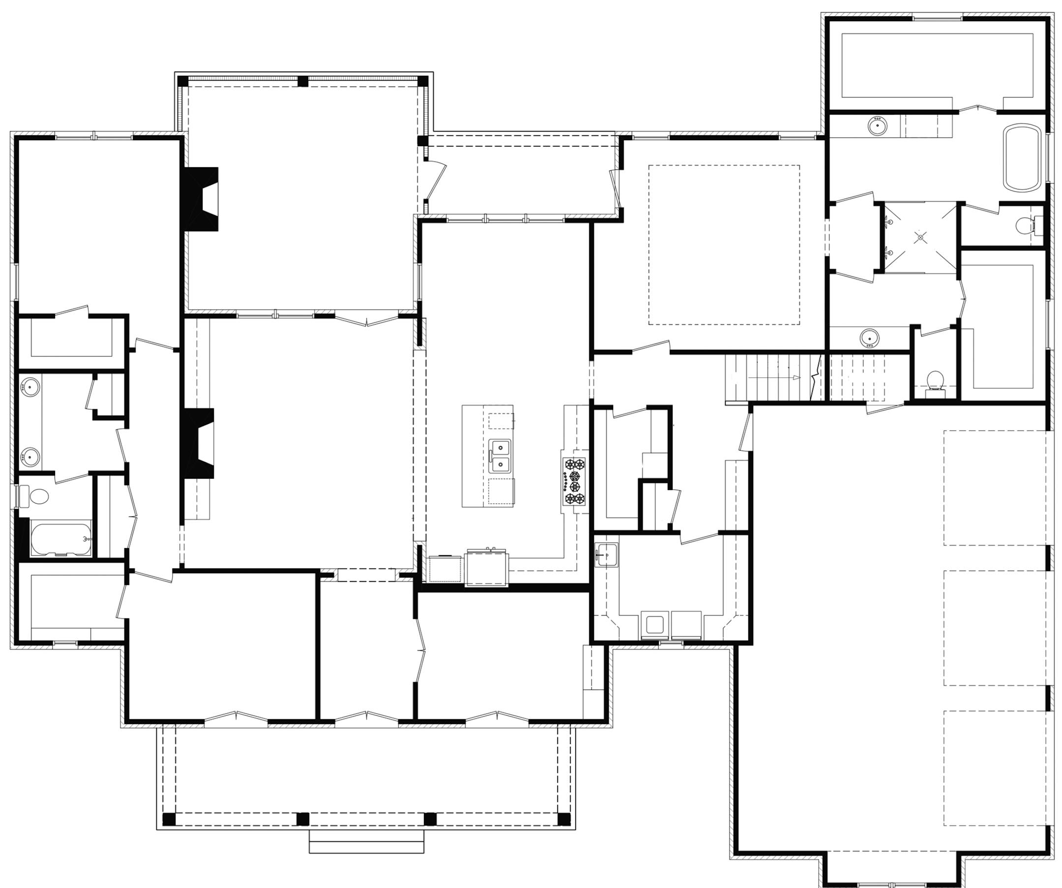 Home plan: Euro-style luxe living