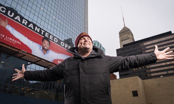 Billboards featuring Realtor Kris Lindahl blanket the Twin Cities.