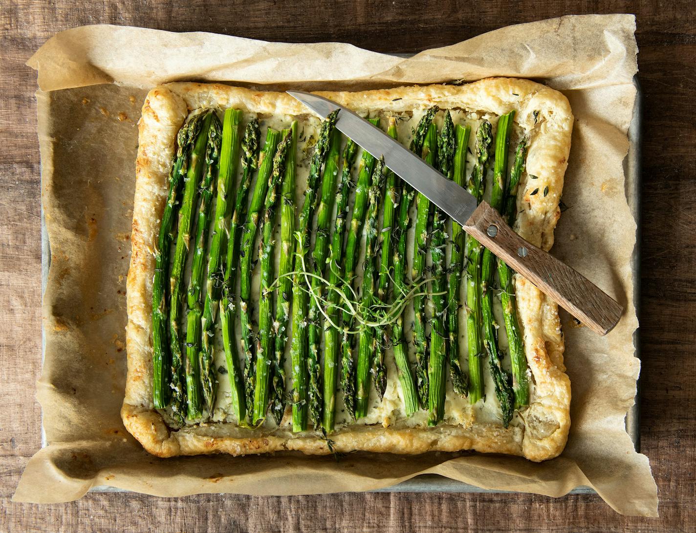 Kick off asparagus season with an asparagus tart from Beth Dooley: Credit Mette Nielsen, Special to the Star Tribune