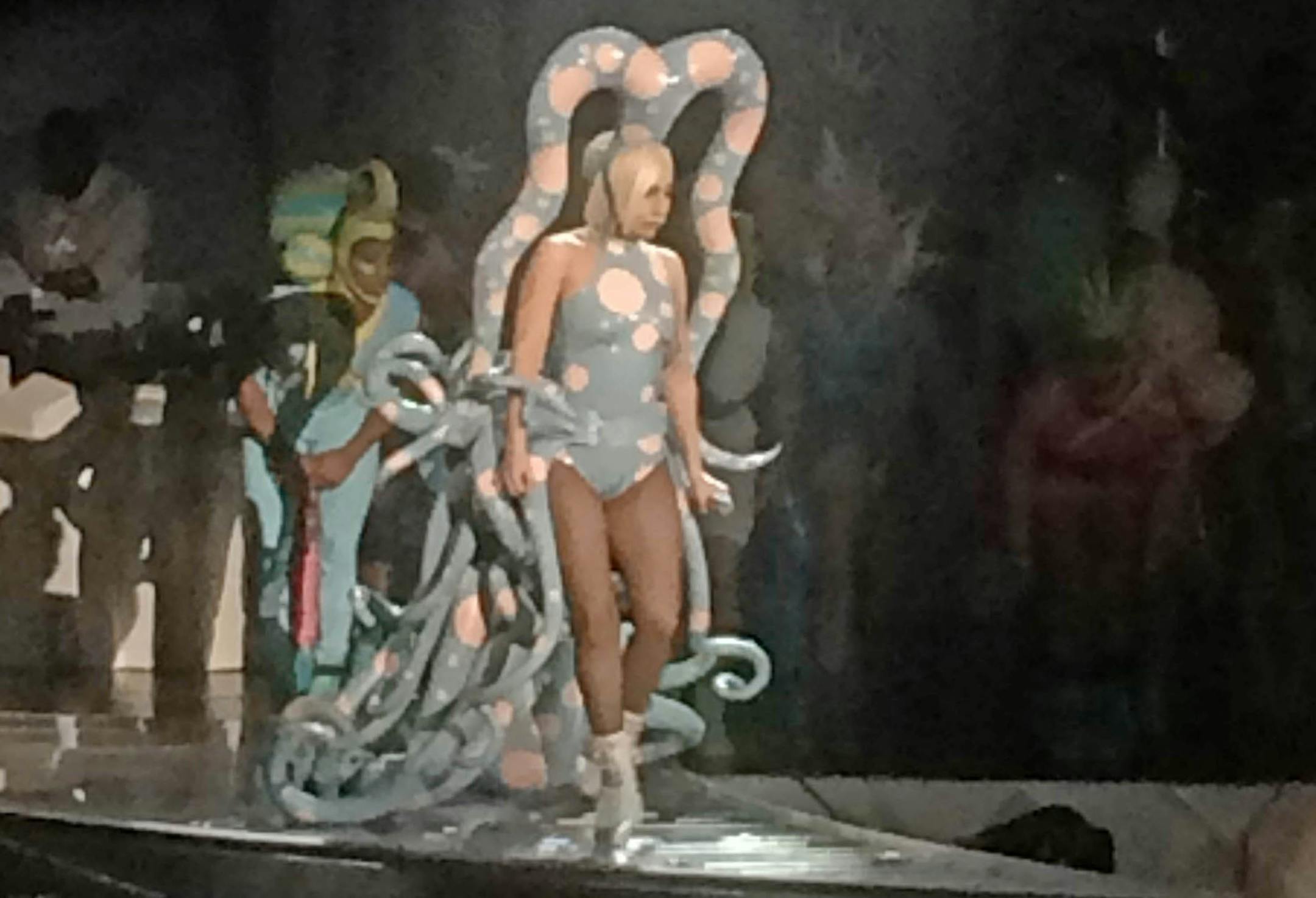 Lady Gaga performs in concert at Xcel Energy Center in St. Paul Tuesday evening.