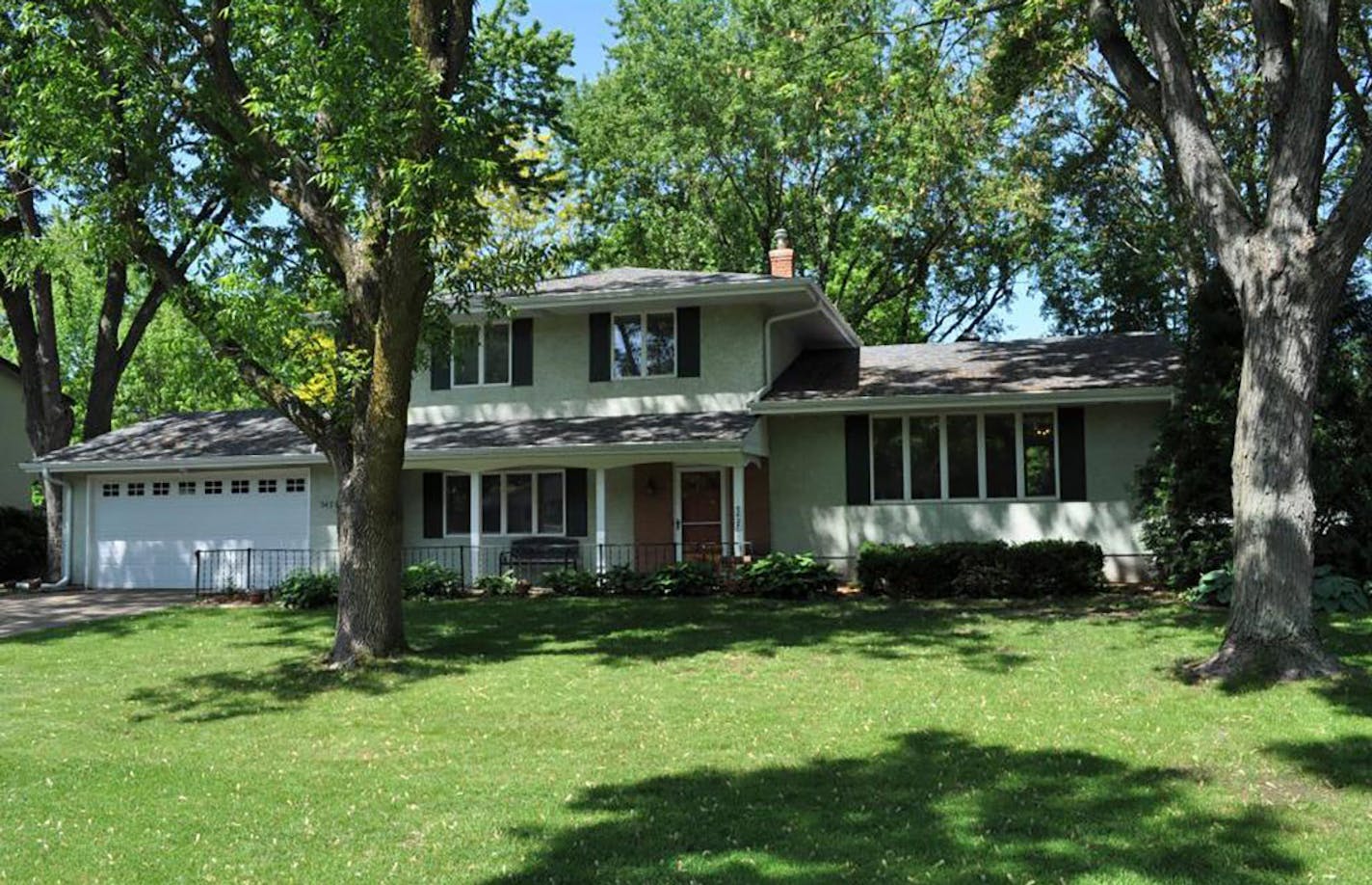 Shoreview: Built in 1968, this three-bedroom, two-bath house has 2,180 square feet.