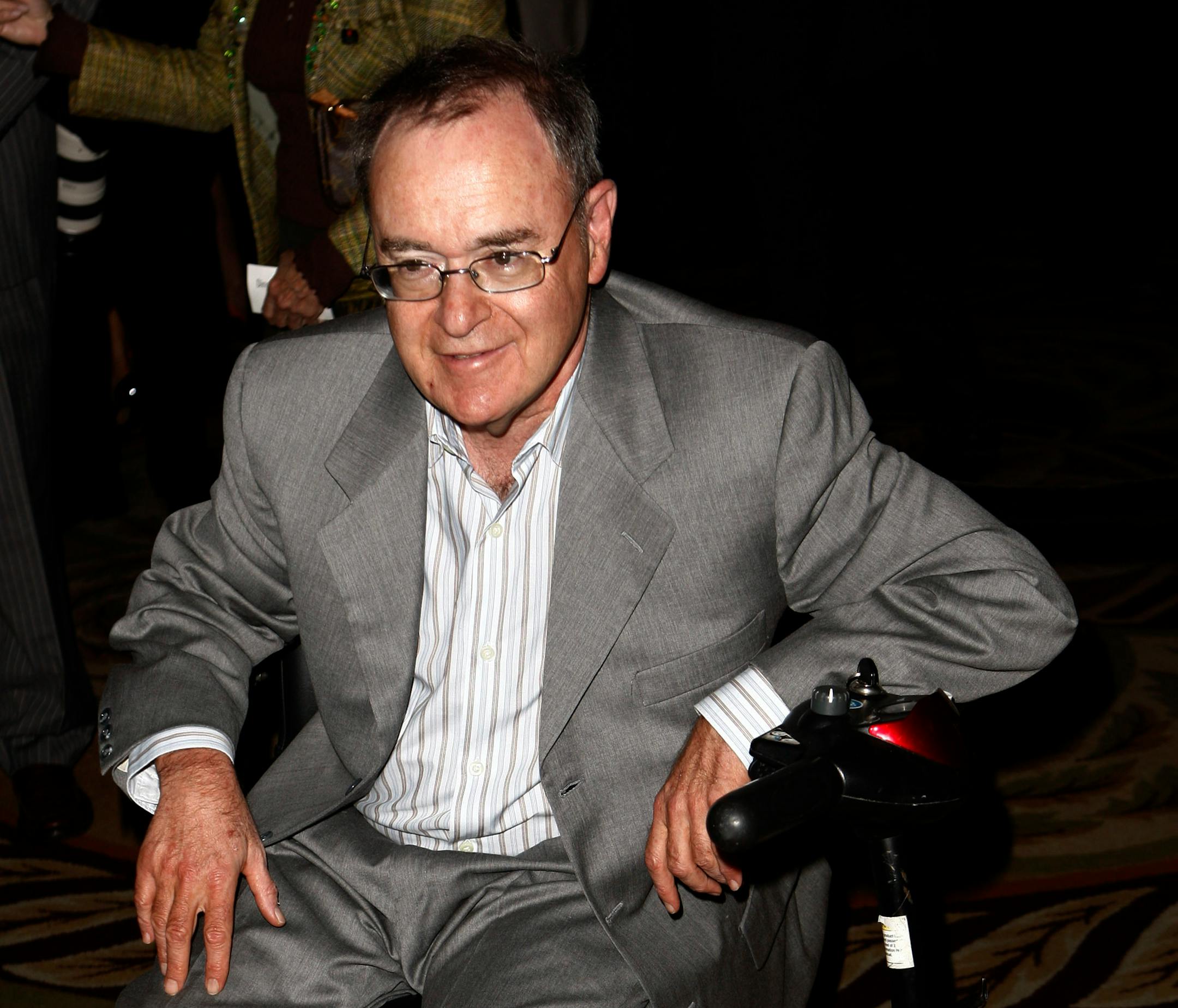 FILE - In this Sept. 16, 2009 file photo, actor David Lander arrives at the National Multiple Sclerosis Society's 35th Annual Dinner of Champions in Los Angeles. Lander, who played the character of Squiggy on the popular ABC comedy "Laverne & Shirley," died Friday, Dec. 4, 2020 after a decades-long battle with multiple sclerosis, his wife said. He was 73.