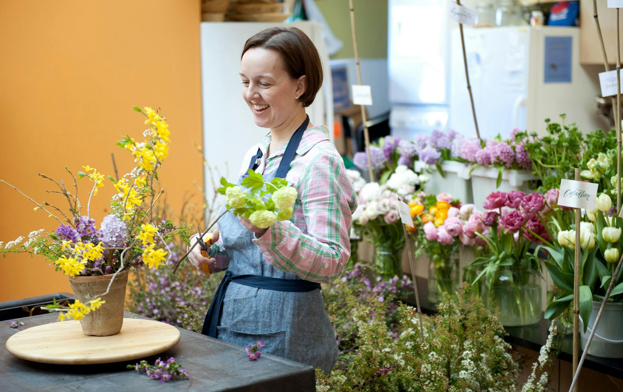 Floral designer Ashley Fox Photo: Amanda Nippoldt