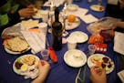 Carrots were added to the Seder plates at Minnesota Hillel to acknowledge the suffering in Syria. ] JEFF WHEELER • jeff.wheeler@startribune.com Pass