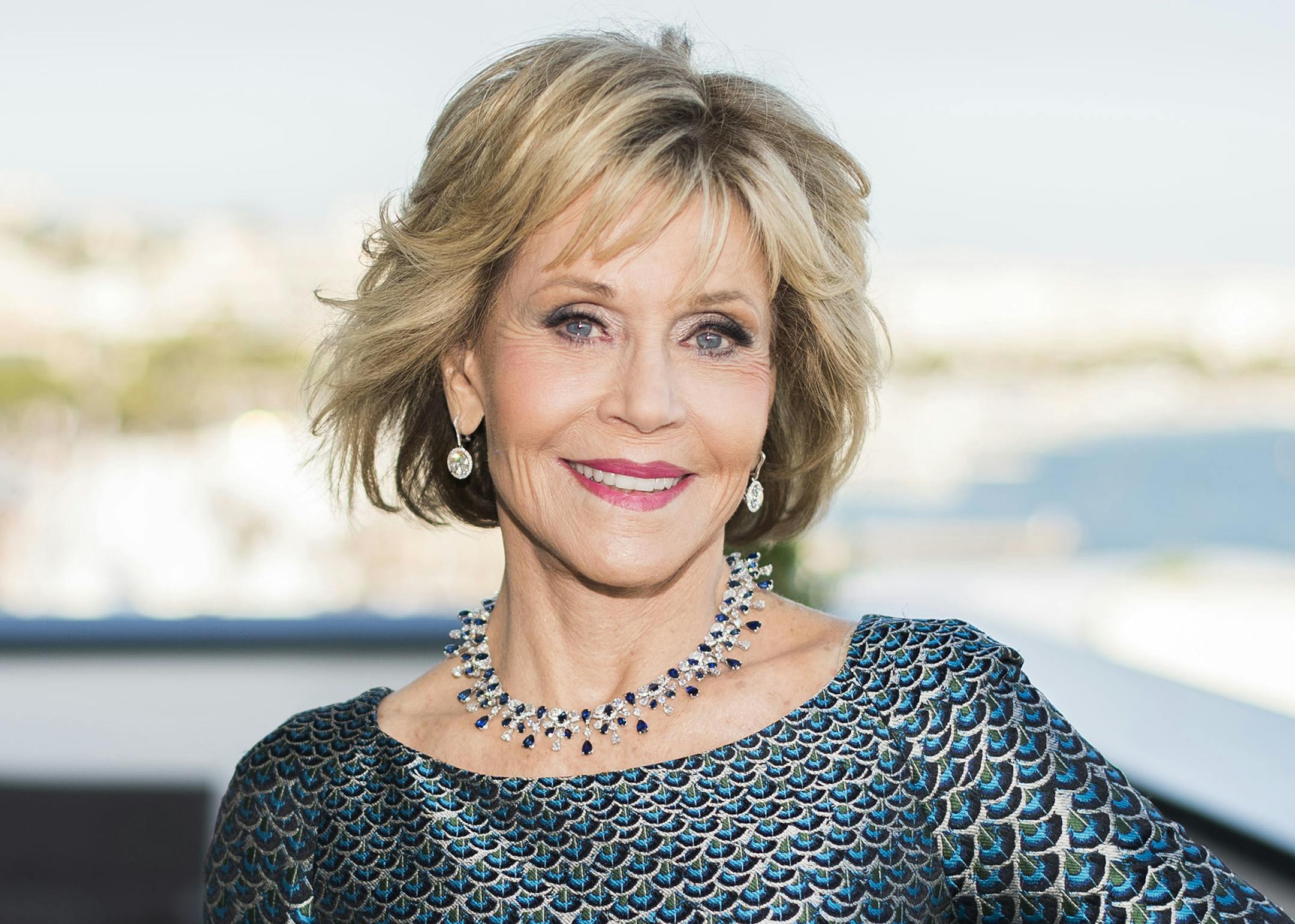 Actress Jane Fonda poses for portrait photographs to promote the film 'Five Acts', screening in the Cannes Classics section at the 71st international film festival, Cannes, southern France, Saturday, May 12, 2018. (Photo by Arthur Mola/Invision/AP) ORG XMIT: INVW