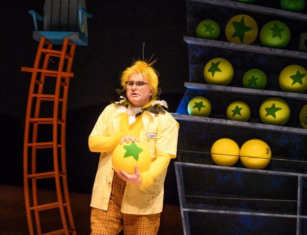 Reed Sigmund as Diggitch in "Dr. Seuss' The Sneetches" at Children's Theater.
