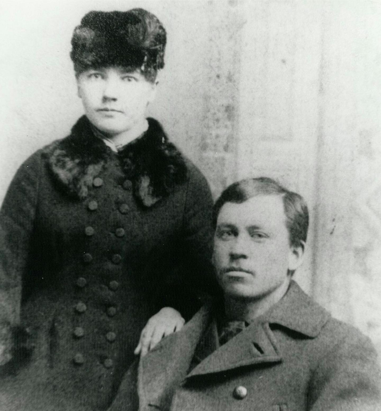 Laura and Almanzo Wilder, circa 1885