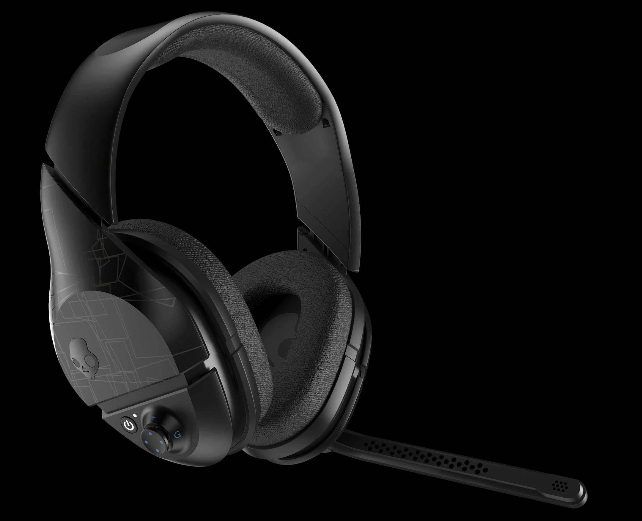 An undated handout photo of the Skullcandy Plyr1 gaming headeset. Like other headsets in this line, the Plyr1 is designed for casual gamers. (Handout via The New York Times) -- NO SALES; FOR EDITORIAL USE ONLY WITH STORY SLUGGED CIR-GEEK-NOTES. ALL OTHER USE PROHIBITED. ORG XMIT: XNYT182