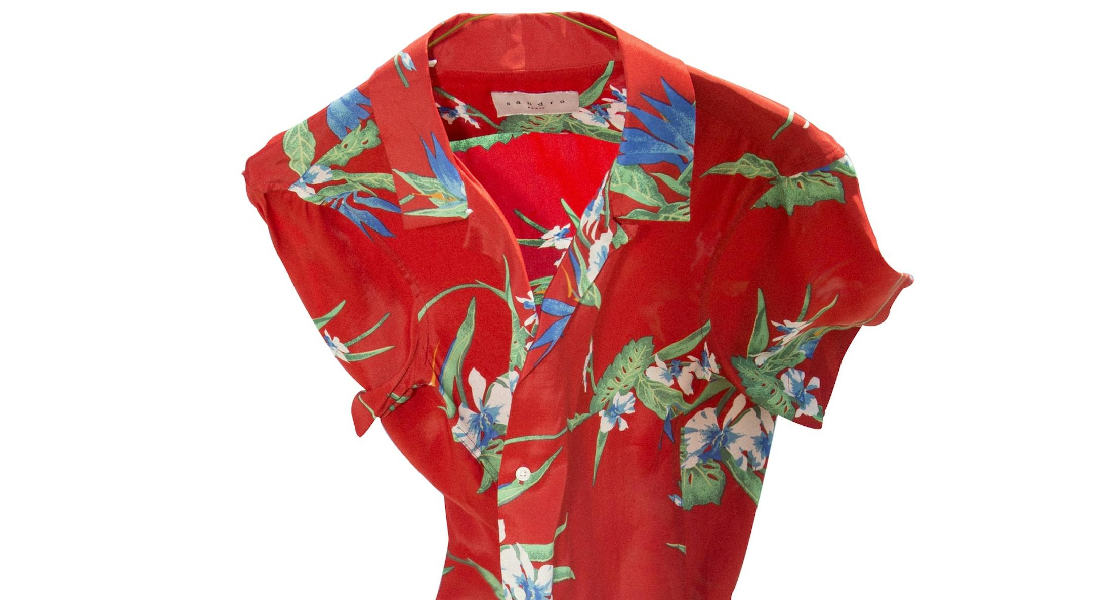 A Hawaiian shirt by Sandro.