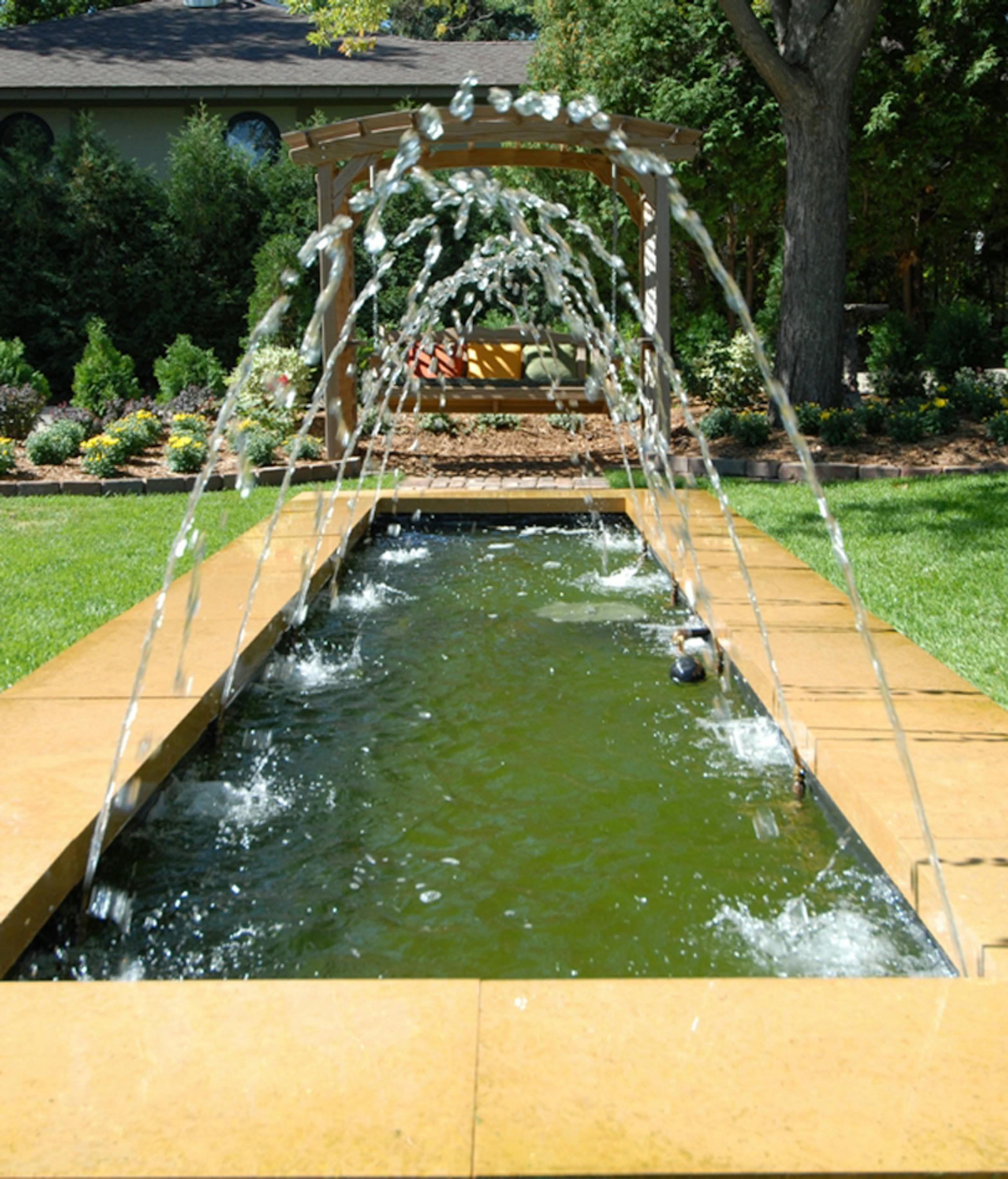 Fountain, Sauntry Mansion, Stillwater