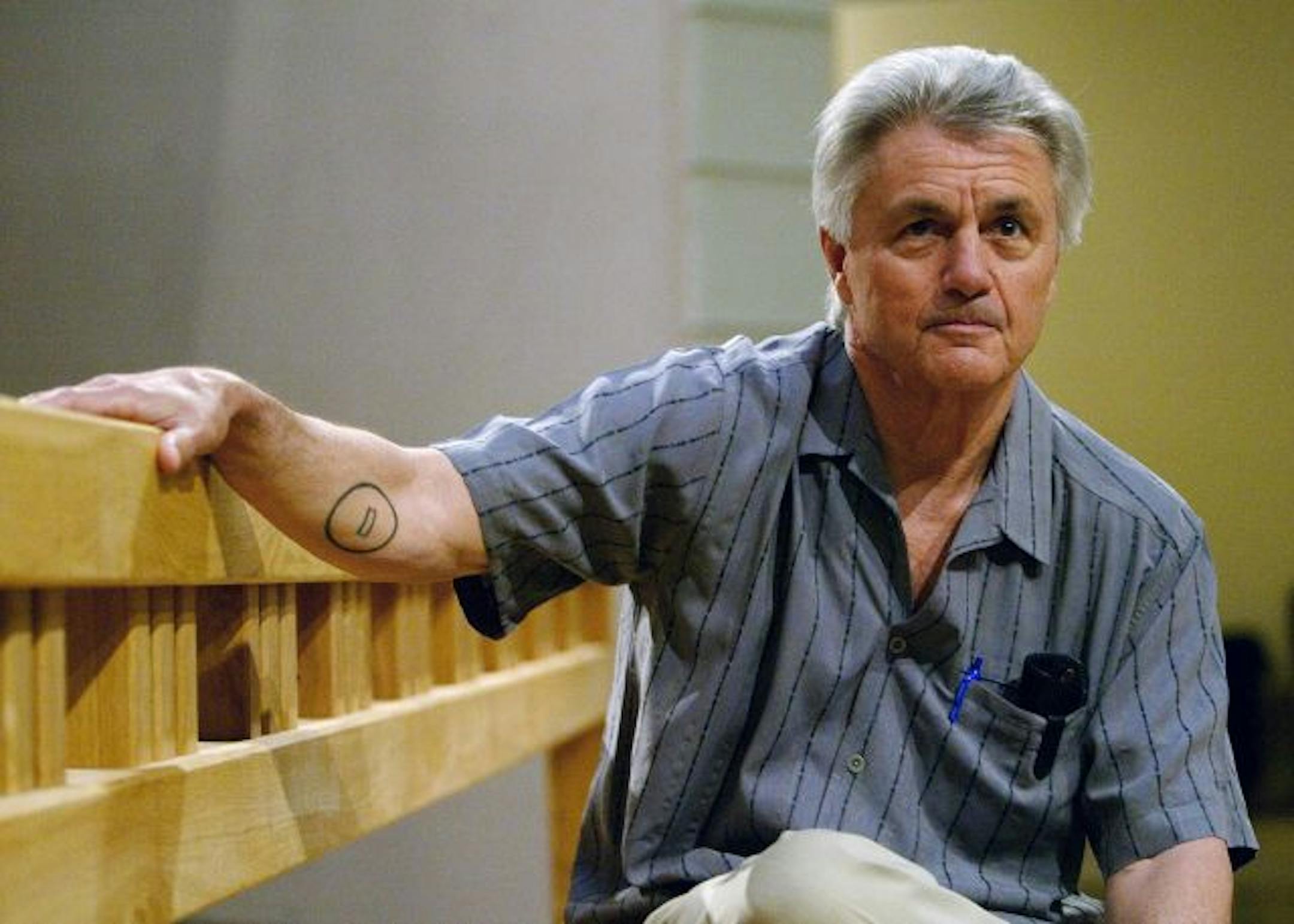 US author John Irving presents his latest novel "Until I Find You" at the Antonio Tapies Foundation in Barcelona 15 May 2006.