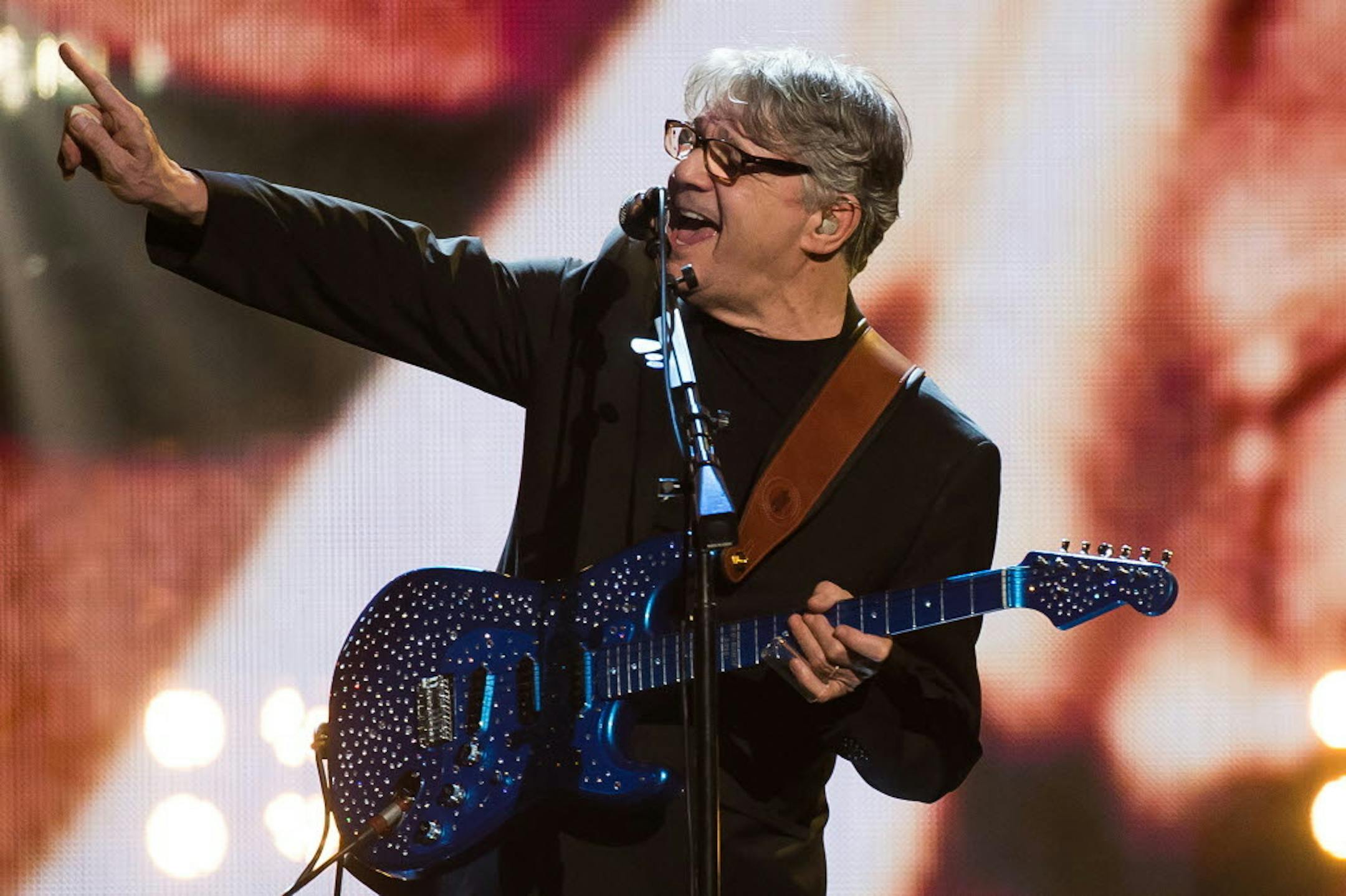 Inductee Steve Miller performs at the 31st Annual Rock and Roll Hall of Fame Induction Ceremony at the Barclays Center on Friday, April 8, 2016, in New York.