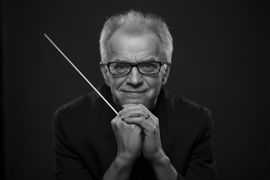 Former Minnesota Orchestra Music Director Osmo Vänskä in a portrait made in a rehearsal room in Orchestra Hall in Minneapolis on May 2,