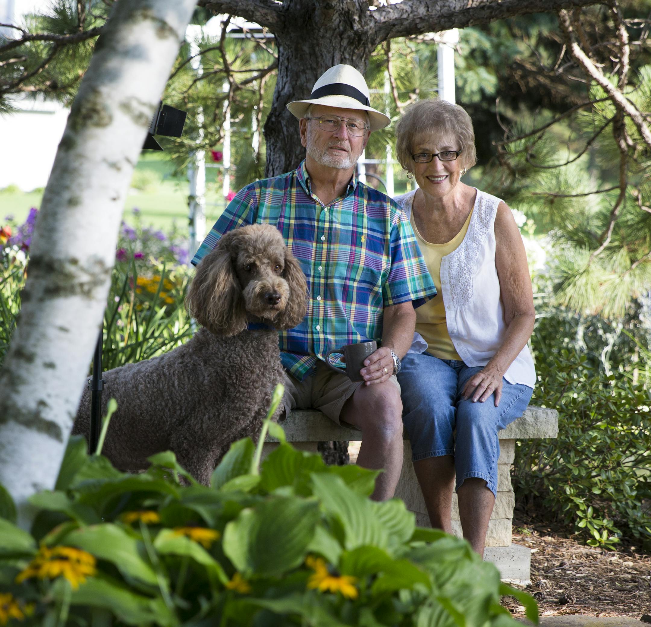 Duane Miller and Mary Ann O'Brien design, plant and tend their 1-acre lot in Stillwater.