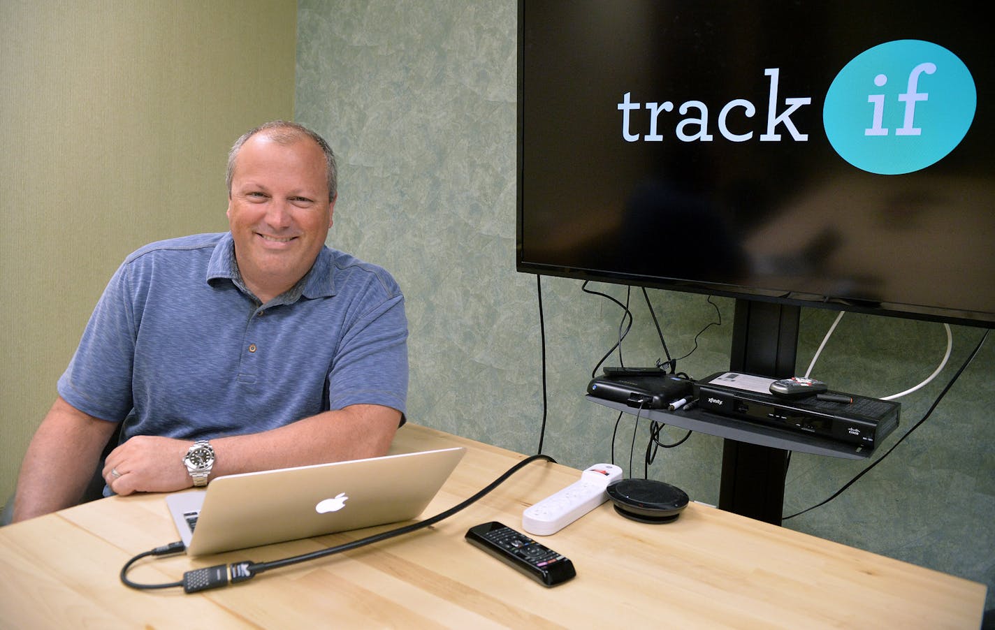 Doug Berg is chief tracker at Minnetonka-based TrackIf, now known as My Alerts. The company received venture capital funding in the fourth quarter. (SPECIAL TO THE STAR TRIBUNE/BRE McGEE)