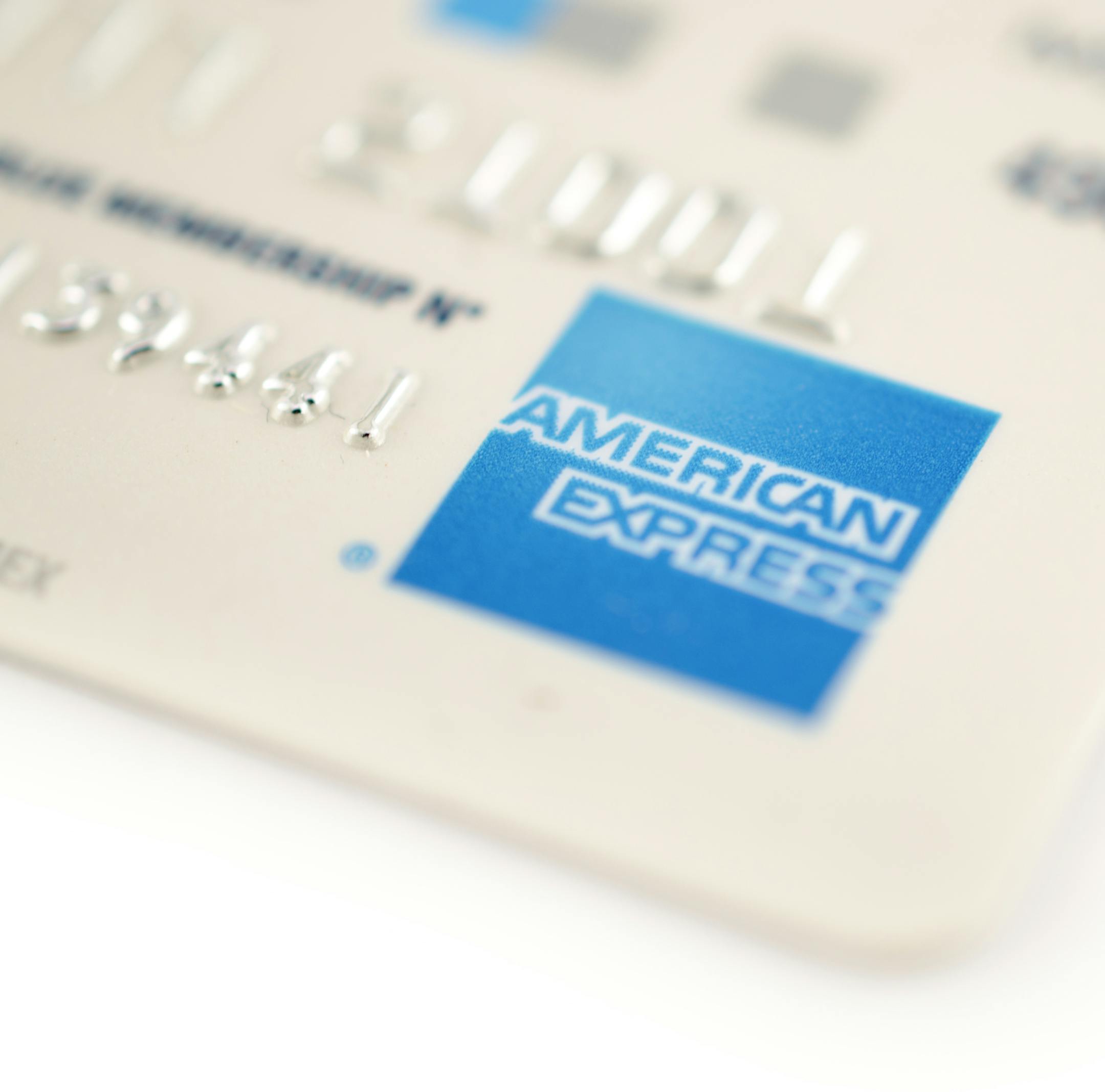 Haarlem, the Netherlands - December 23, 2011: American Express credit card. Amex credit card belongs to the financial services company American Express Company located in New York. Amex credit card is the major product of the company and also the most widely used credit card in the US.