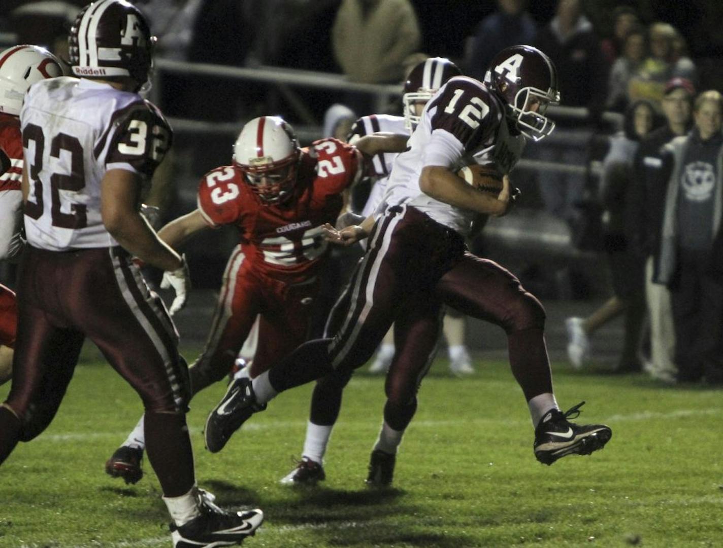 Anoka's Cole Boughner has switched his breakaway speed from football to track. Photo: KATHY M. HELGESON • Special to the Star Tribune