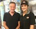 On top of having a vanilla cone, Robin Williams posed with Abby Albers at a Dairy Queen in Lindstrom, Minn. He was in Minnesota for a visit to Hazelde