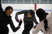 Brownbody is among the Minnesota arts groups winning grants from the NEA. Here, the troupe’s artistic director Deneane Richburg skates during rehear