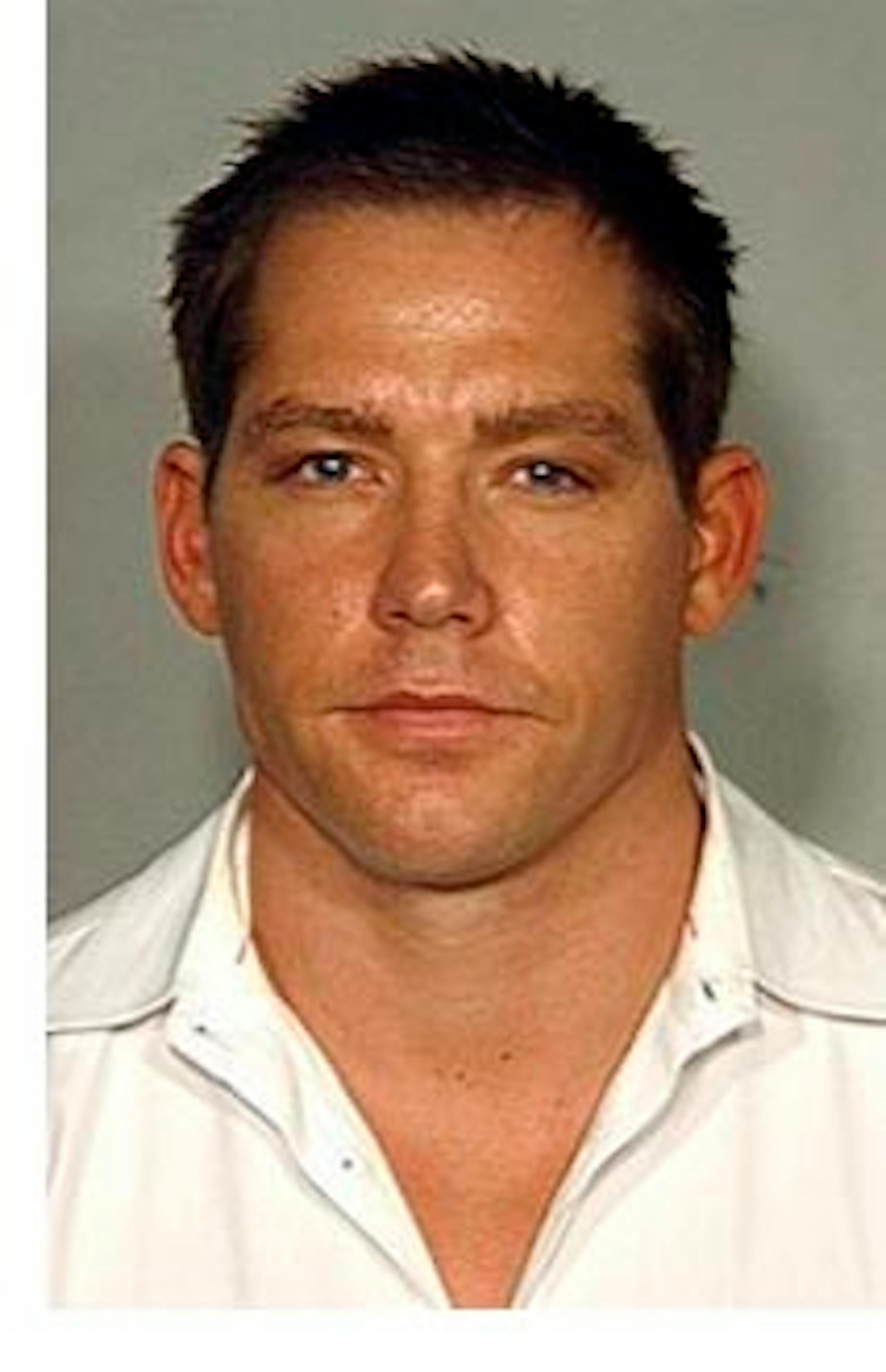 FILE - In this photo released Aug. 28, 2010 by the Las Vegas Metropolitan Police Department, Cy Waits poses for a police booking photo in Las Vegas. Former nightclub mogul and Paris Hilton boyfriend, Waits is facing criminal charges stemming from his arrest with the celebrity socialite last August on the Las Vegas Strip. A complaint filed Thursday Jan. 20, 2011, charges 35-year-old Waits with felony being under the influence of marijuana, and misdemeanor driving under the influence and possession of marijuana.  (AP Photo/Las Vegas Metropolitan Police Department)