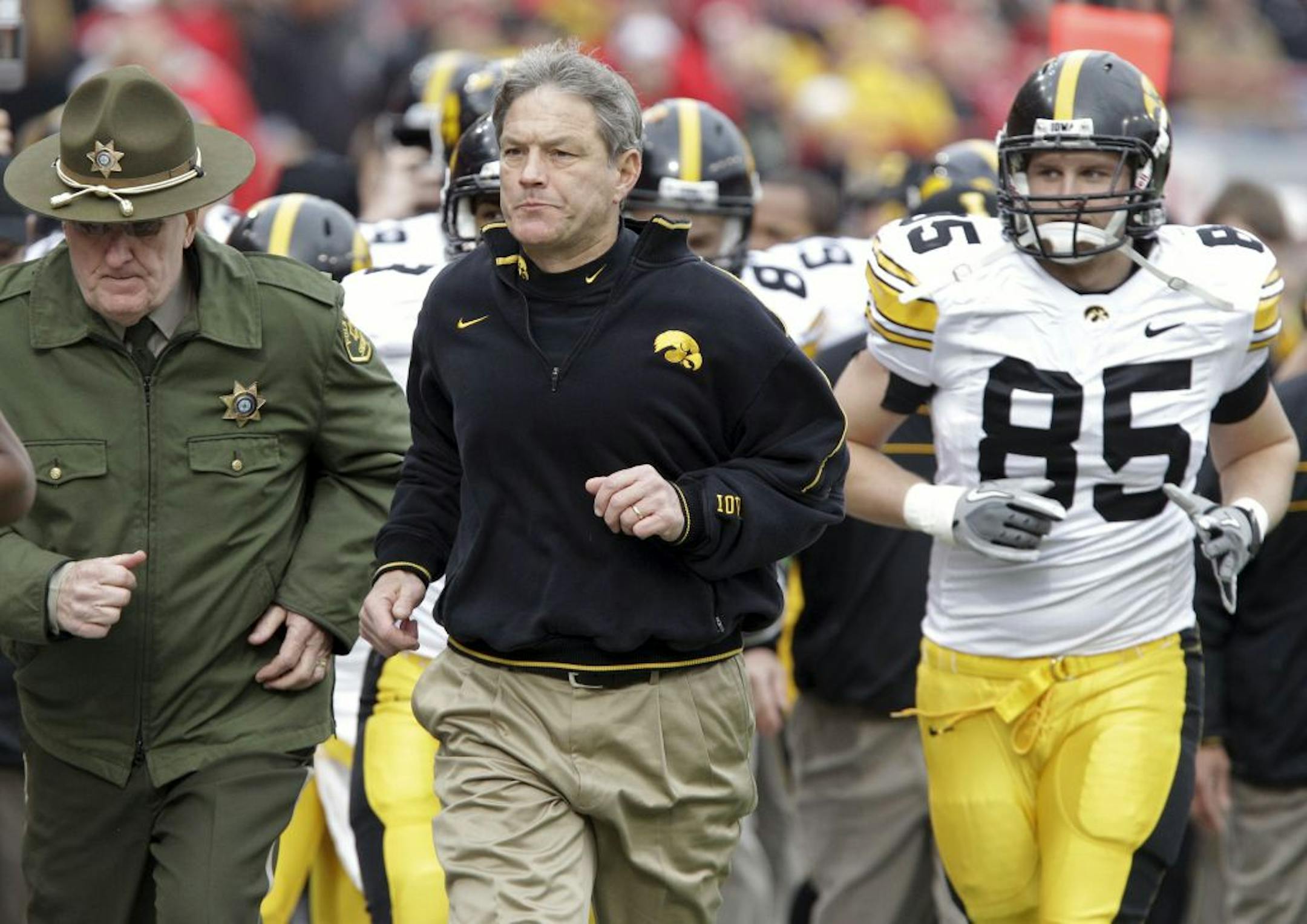 Iowa head coach Kirk Ferentz