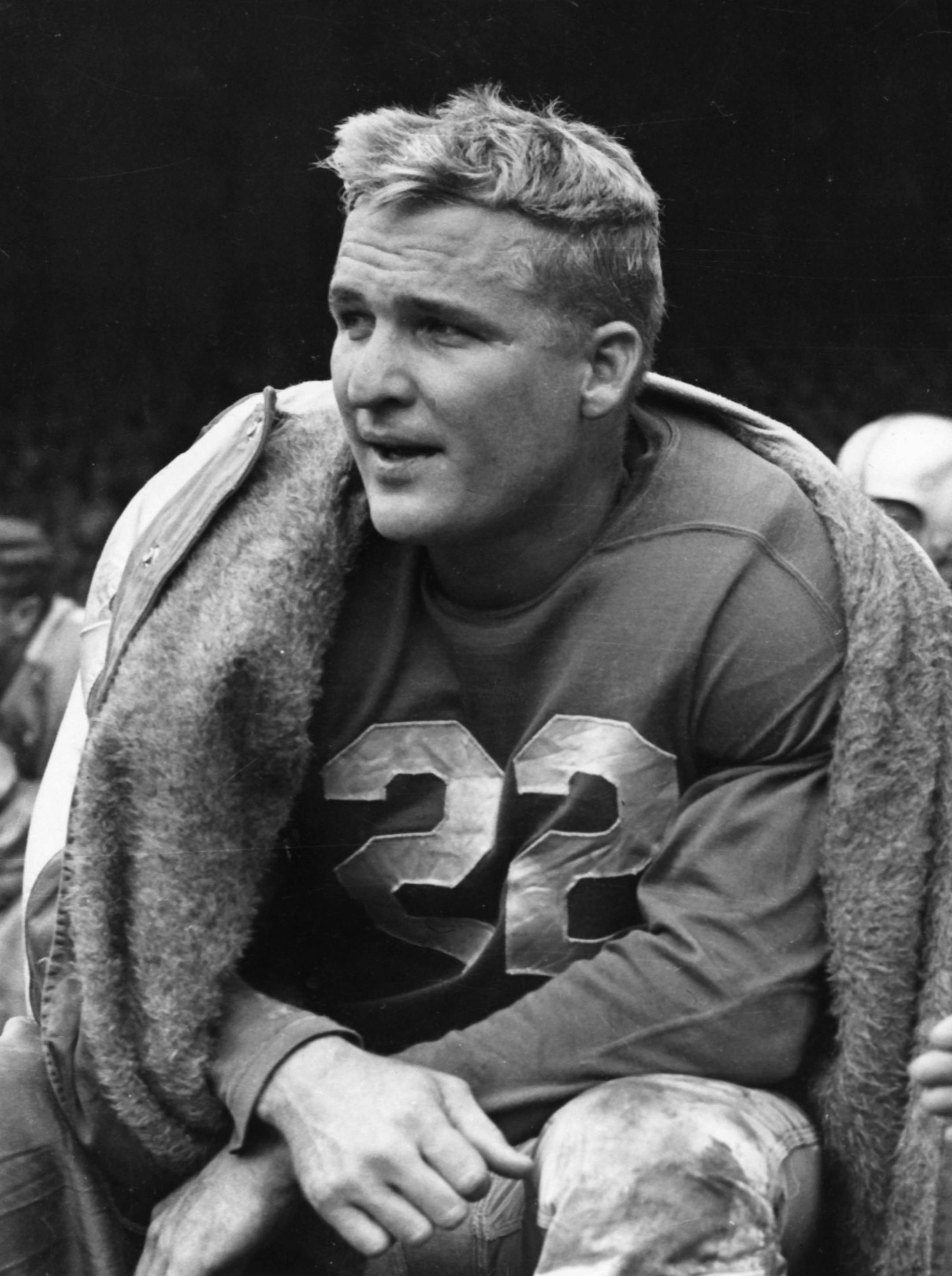 Bobby Lane, Detroit Lion Quarterback. 1956 file photo.