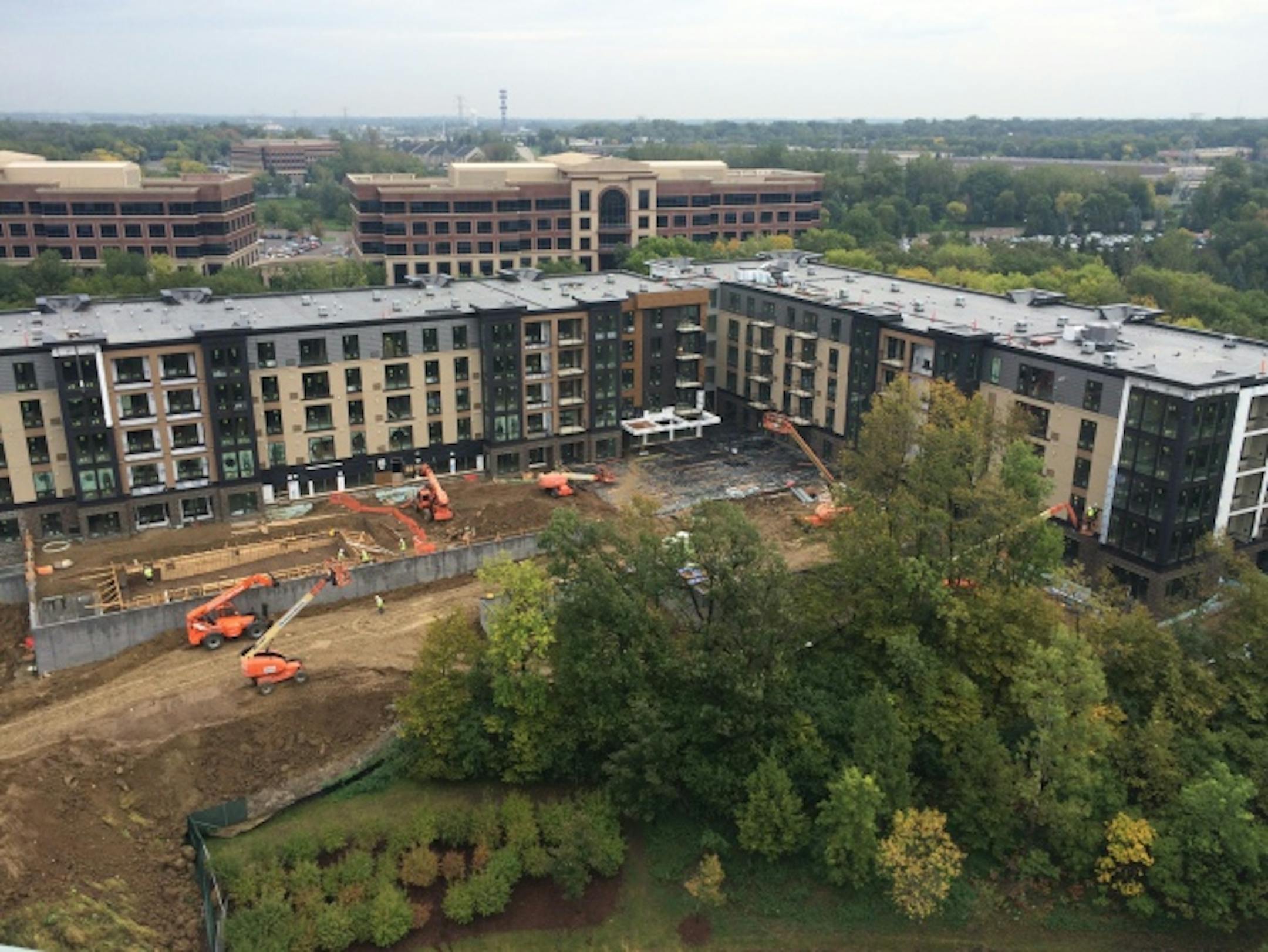 The Island Residences in progress.