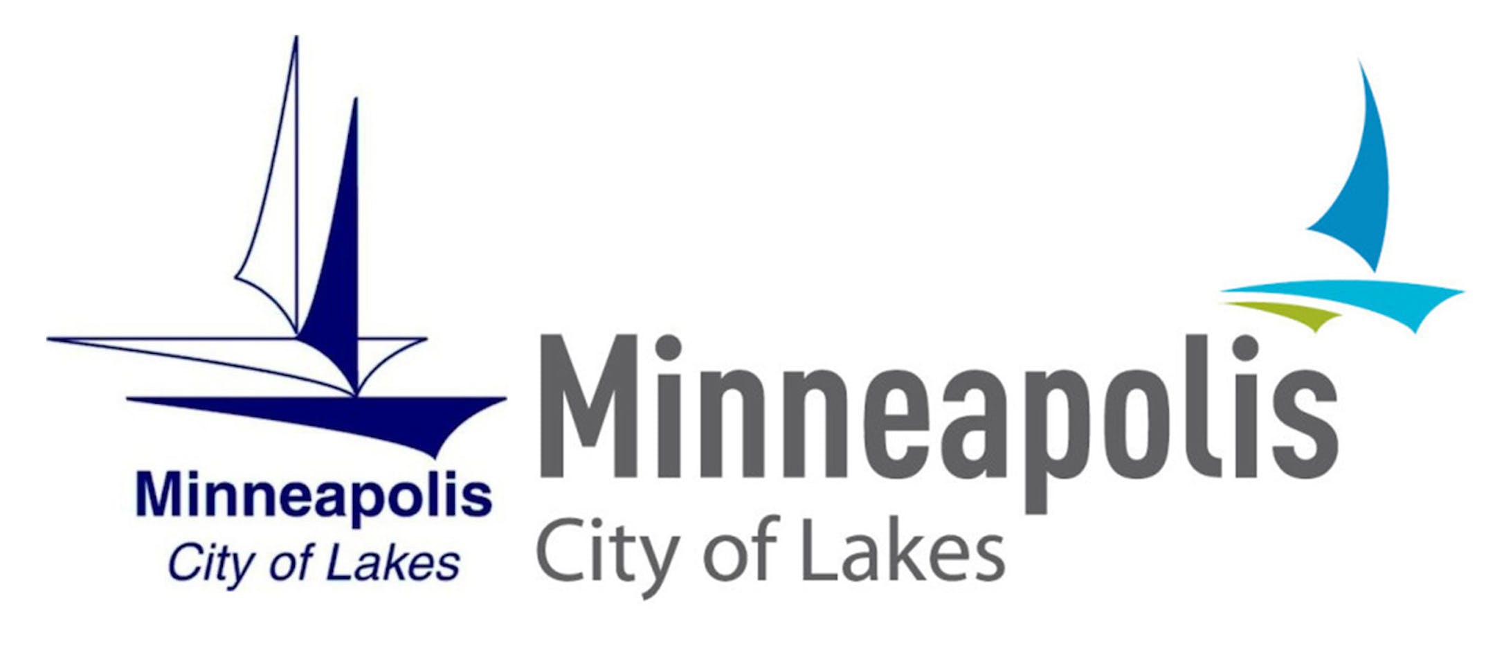 The old logo (left) and the proposed one.