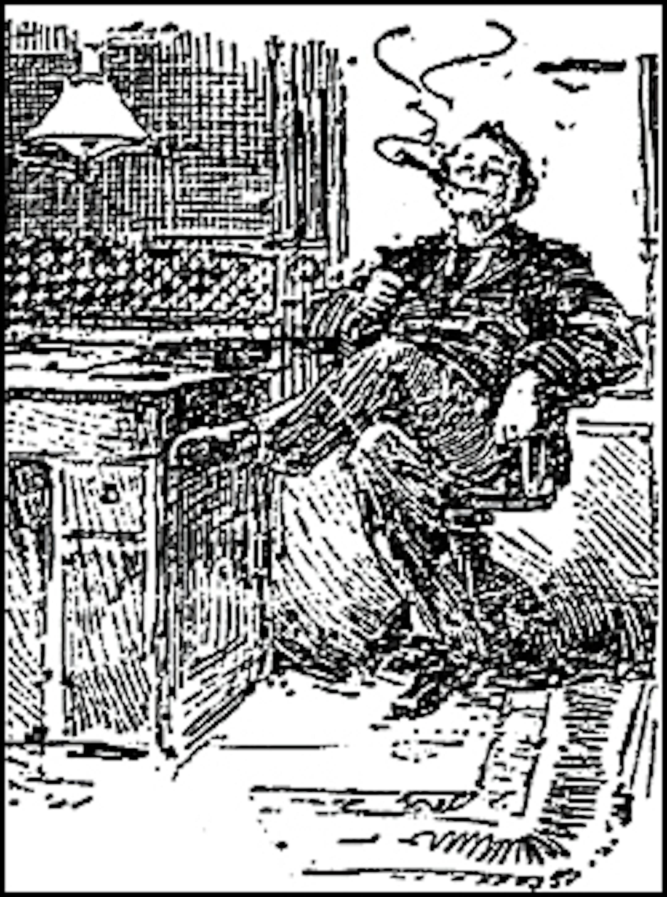 1889: Popular view of a managing editor