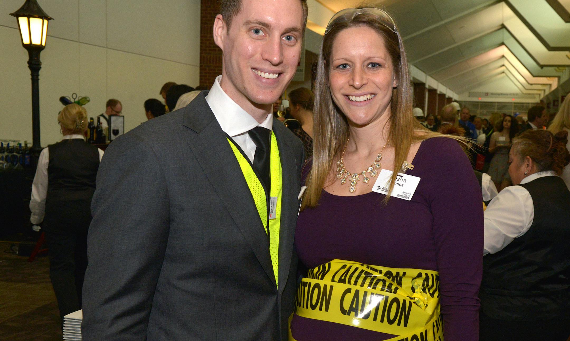 Josh and Tasha Hermes. ] (SPECIAL TO THE STAR TRIBUNE/BRE McGEE) **Josh Hermes (left), Tasha Hermes (right), Hard Hat Gala