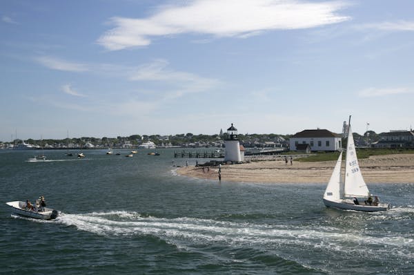 A view of Nantucket, Mass., as seen from a ferry. (Katherine Taylor/The New York Times) ORG XMIT: XNYT71