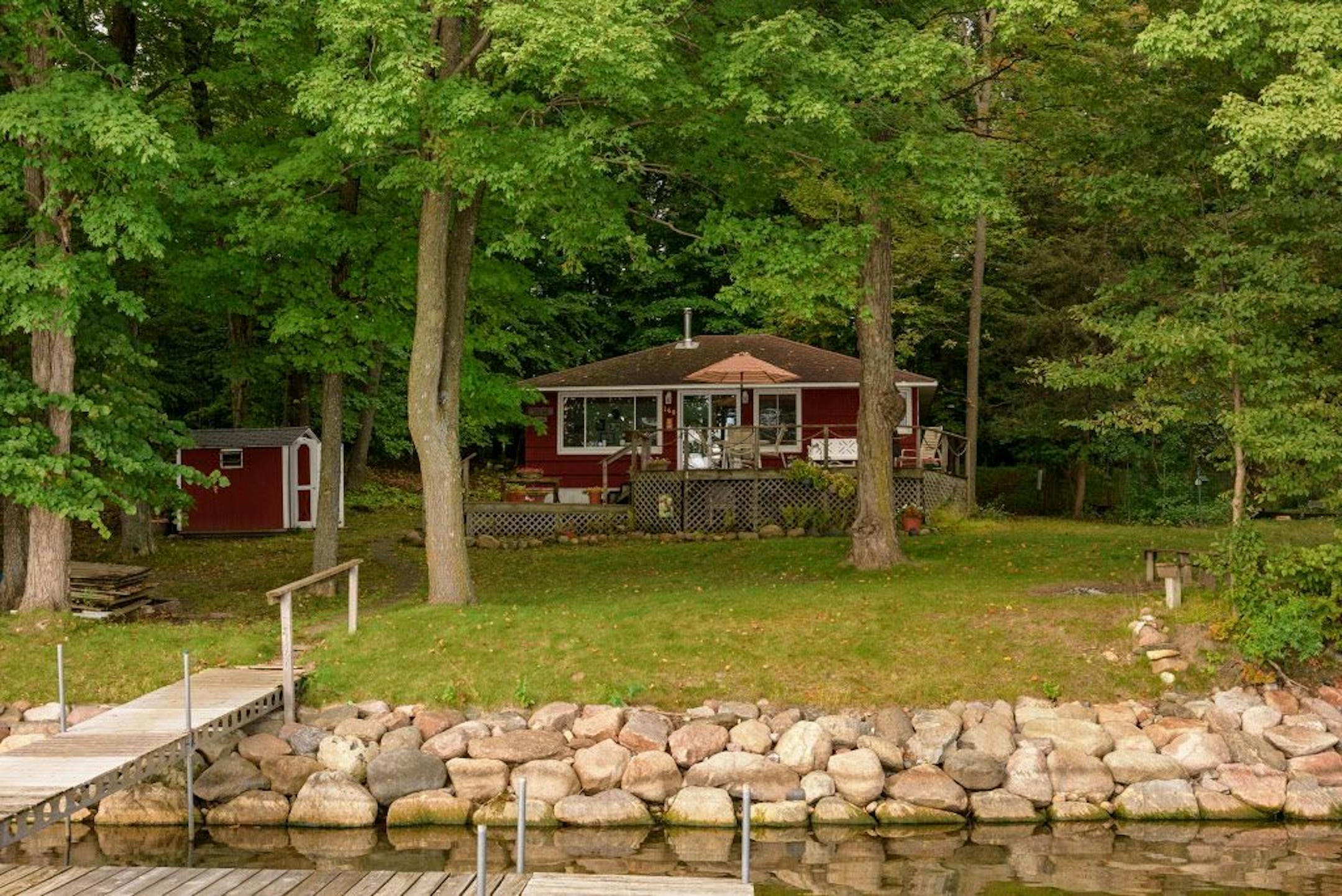 This cabin on Big Island in Lake Minnetonka is for sale for $475,000