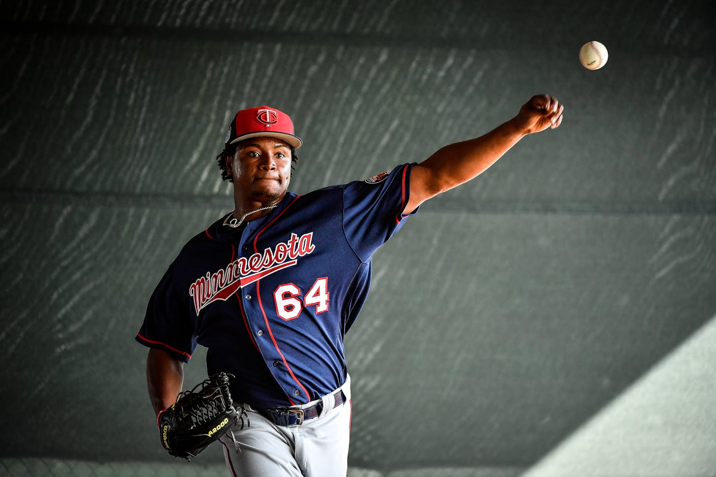 Twins pitcher Randy Rosario during workouts this spring.