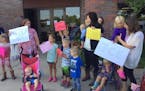 Neighbors concerned about pollution from the Water Gremlin plant in White Bear Township demonstrated outside MPCA headquarters Thursday.