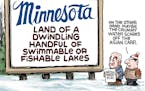 Sack cartoon: Minnesota water quality